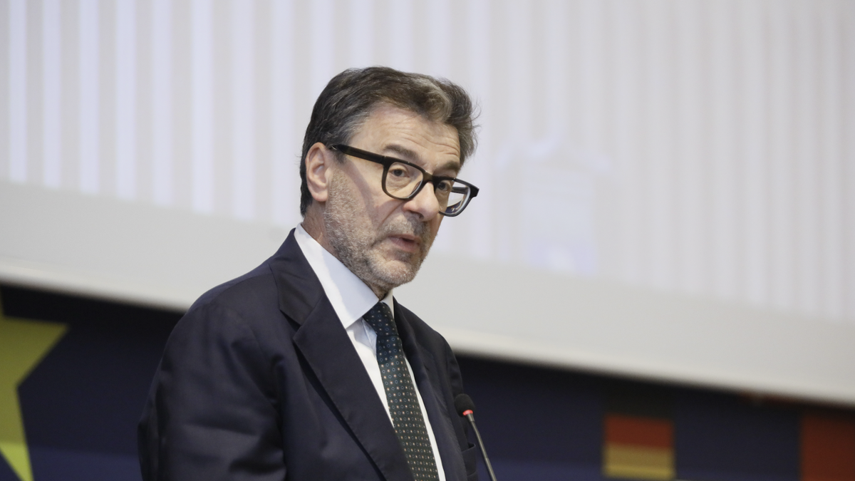 Il ministro dell'Economia Giancarlo Giorgetti