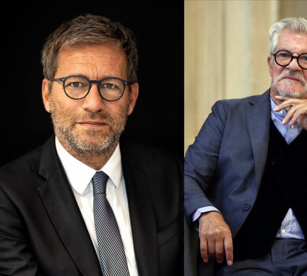 Da sinistra, Giuseppe Marsocci e Leo Dell'Orco (courtesy Giorgio Armani, Imagoeconomica)