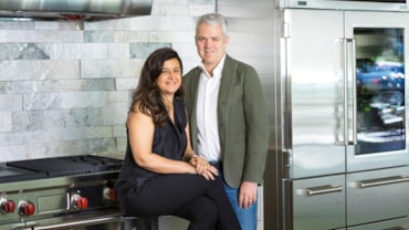 Paola Massobrio e il marito Carlo Bonaso, entrambi ceo di Frigo 2000