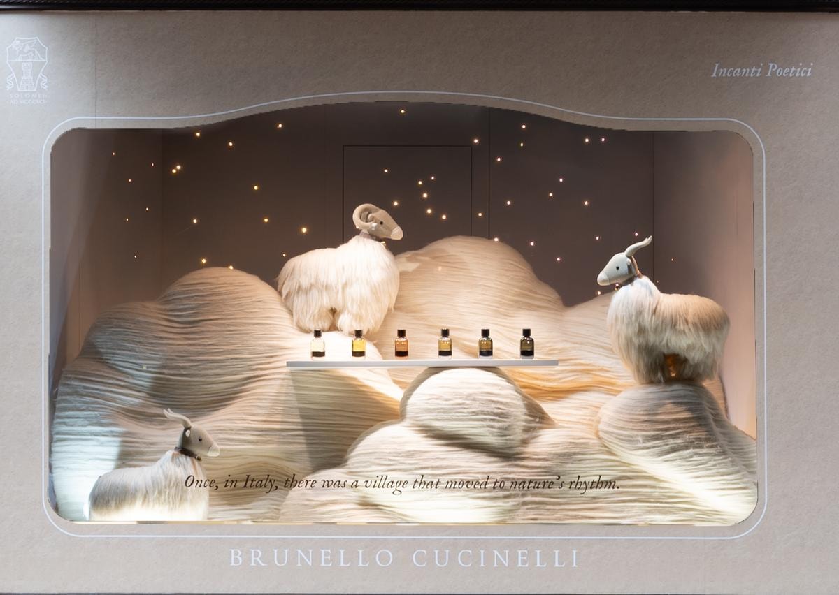Brunello Cucinelli svela le nuove fragranze da Harrods a Londra (courtesy Brunello Cucinelli)
