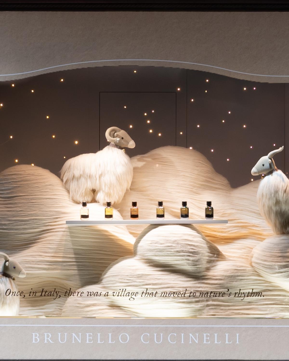 Brunello Cucinelli svela le nuove fragranze da Harrods a Londra (courtesy Brunello Cucinelli)