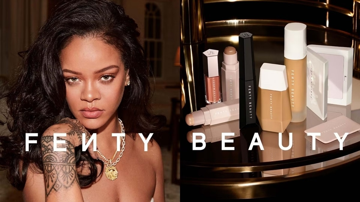 Un'adv Fendy beauty con Rihanna (foto fentybeauty.com)