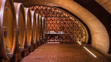 La cantina Antinori nel Chianti classico, a Bargino (Fi)Viticoltori per tradizione e vocazione internazionale