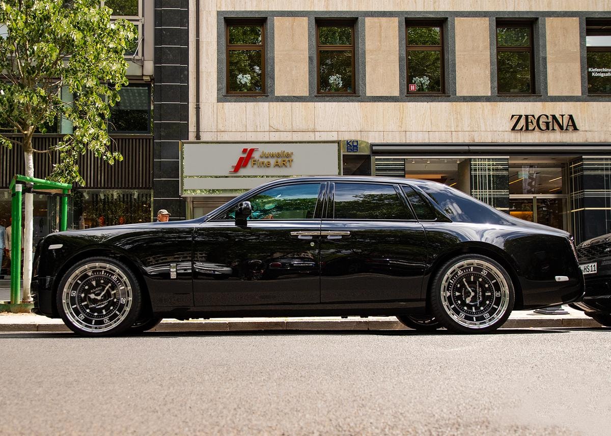 Lusso assoluto: la Rolls-Royce Phantom con cerchi ispirati al Rolex