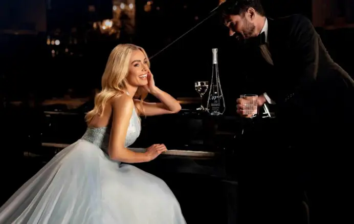 La cantante Katherine Jenkins con il marito Andrew Levitas,