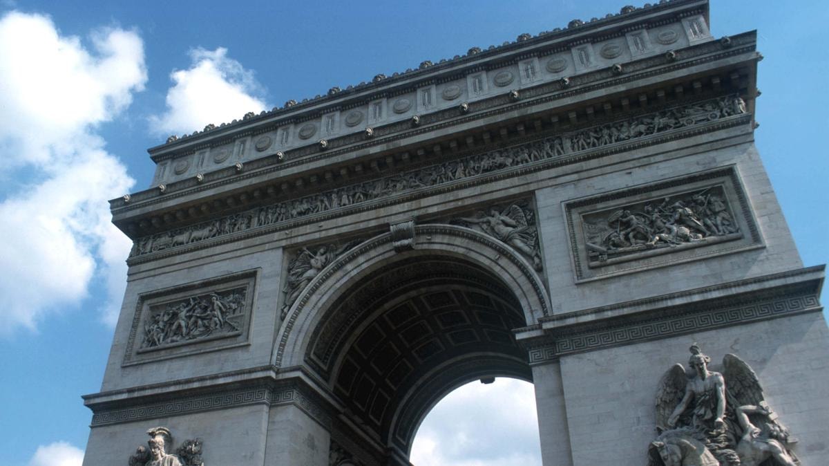L'Arco di Trionfo a Parigi