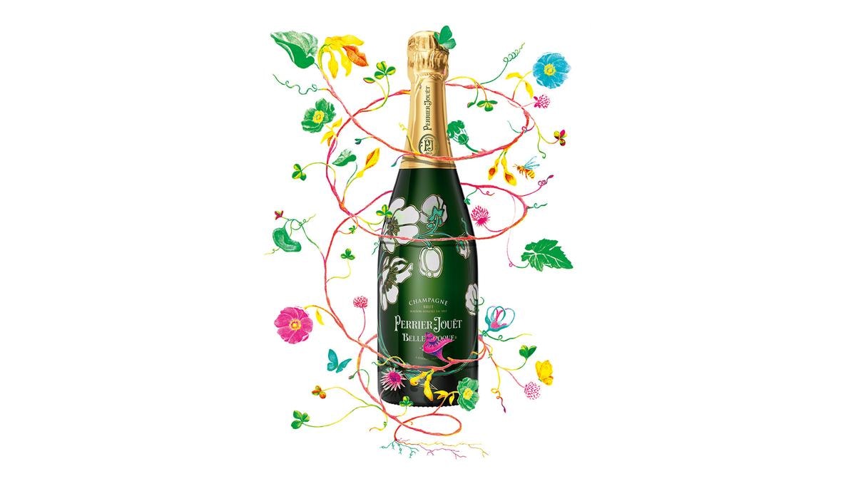 Il coffret Belle Epoque 2016 di Perrier-Jouët è firmato dall’artista polacco Marcin Rusak.