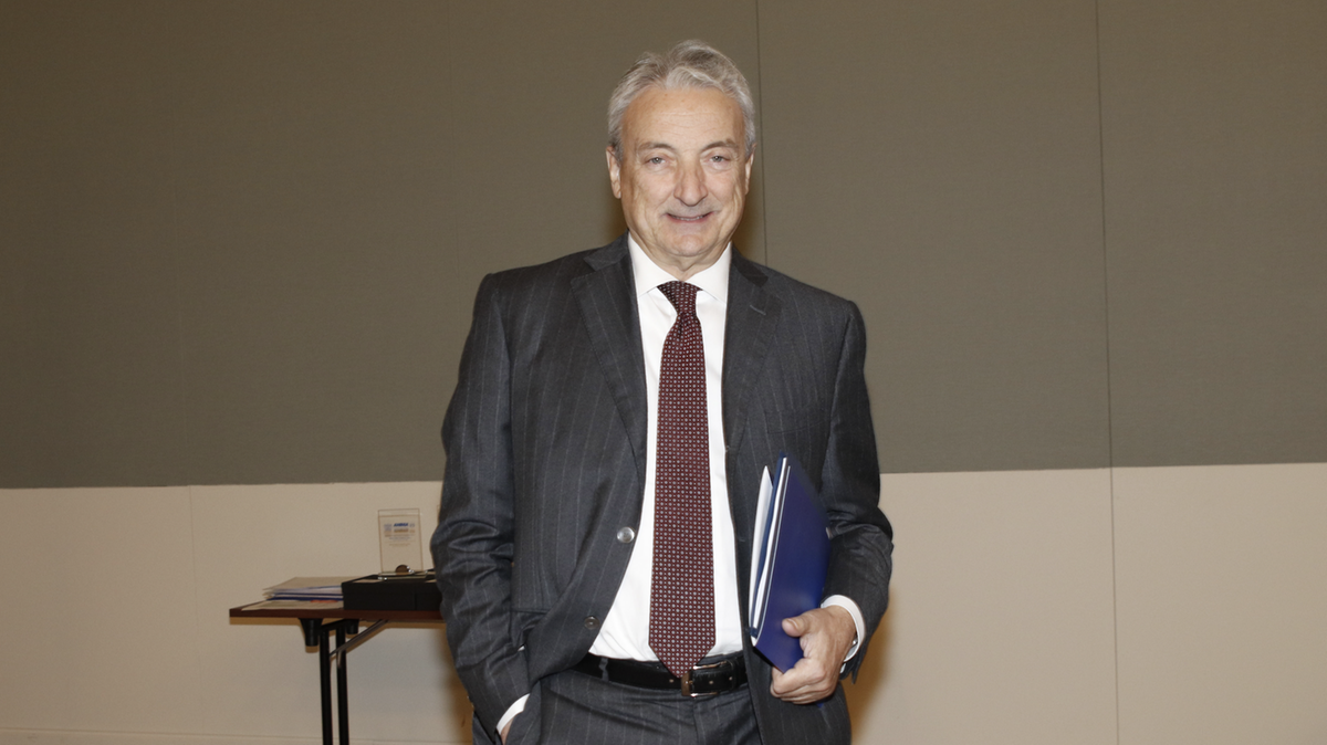 Il presidente di Feralpi Giuseppe Pasini
