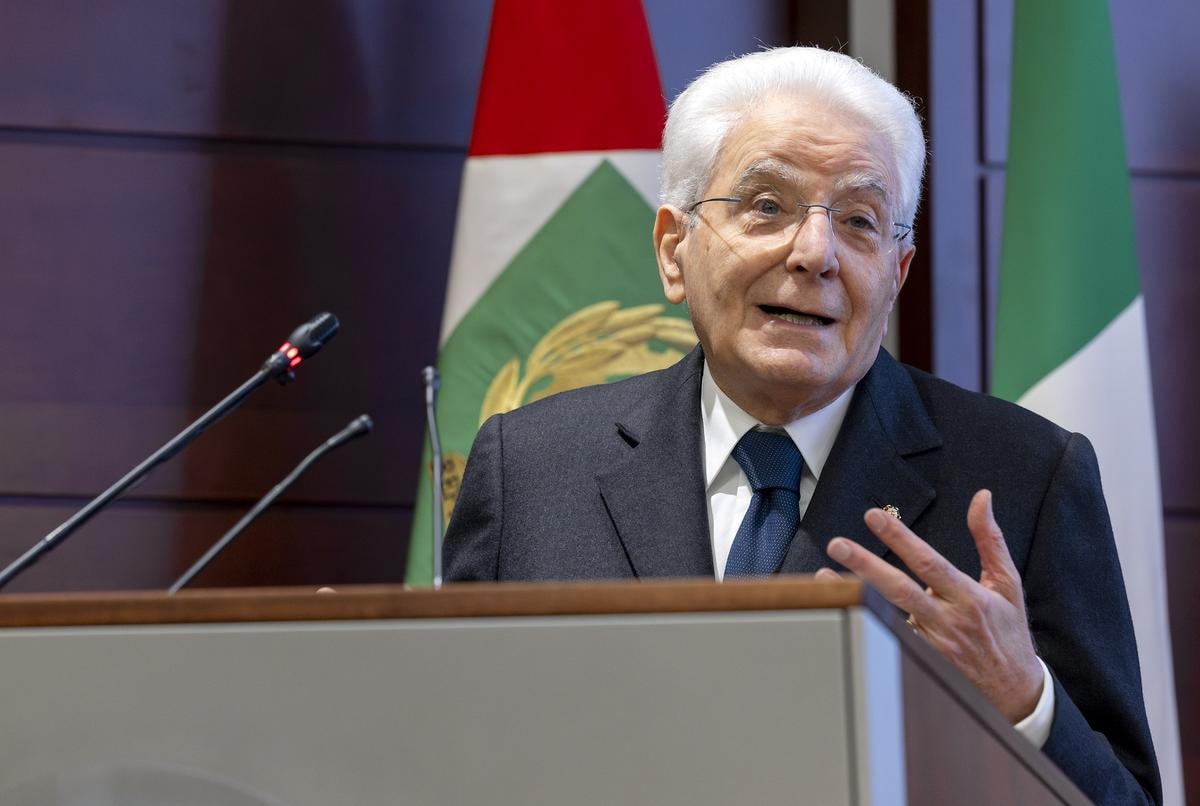 IL PRESIDENTE DELLA REPUBBLICA SERGIO MATTARELLA