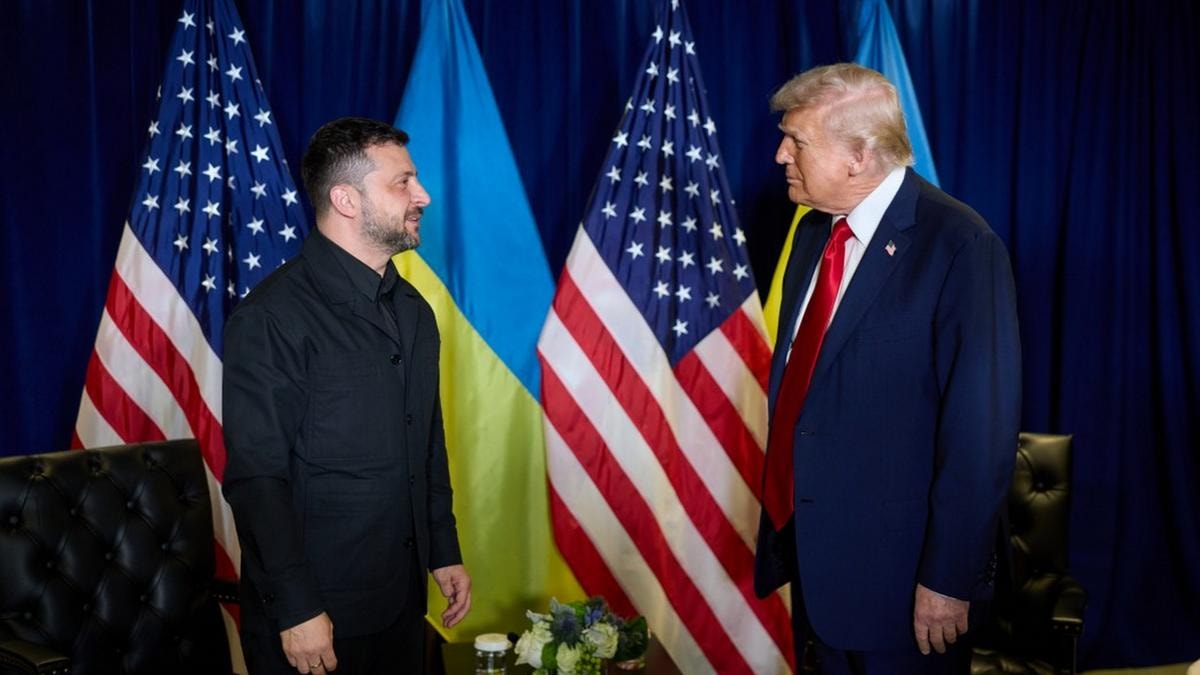 Volodymyr Zelensky e Donald Trump