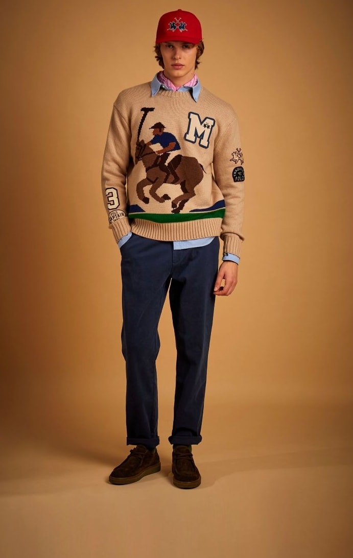 Un look La Martina fall-winter 2026/27 (courtesy La Martina)