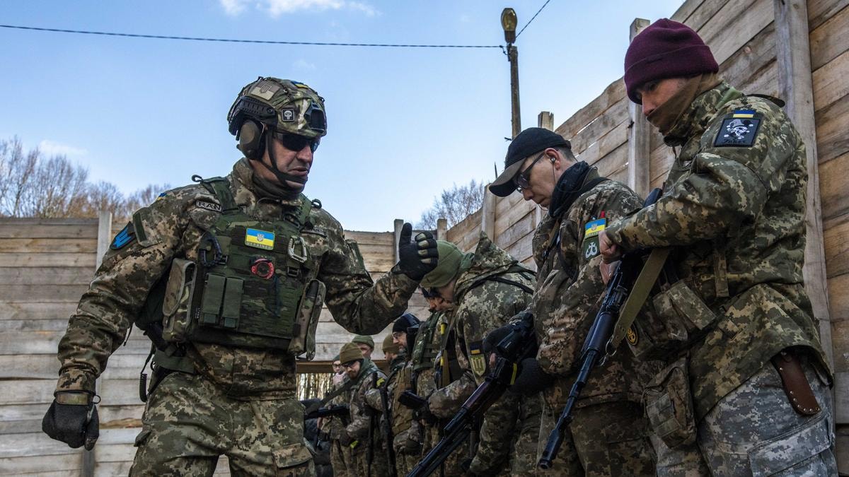 Soldati ucraini al fronte