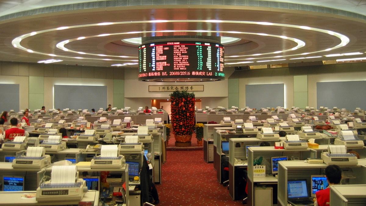 La borsa di Hong Kong