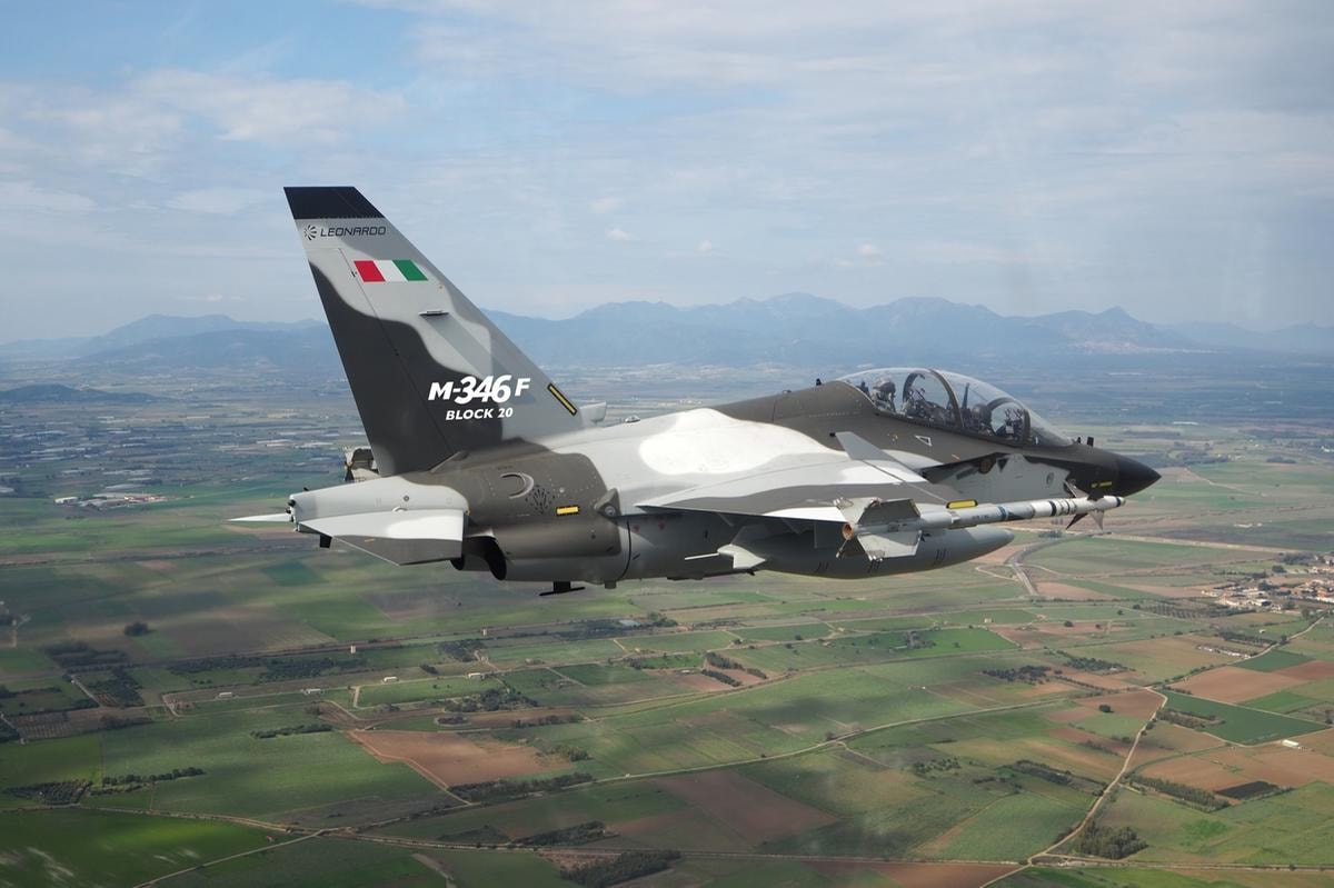 Aereo M-346 F Block20 di Leonardo