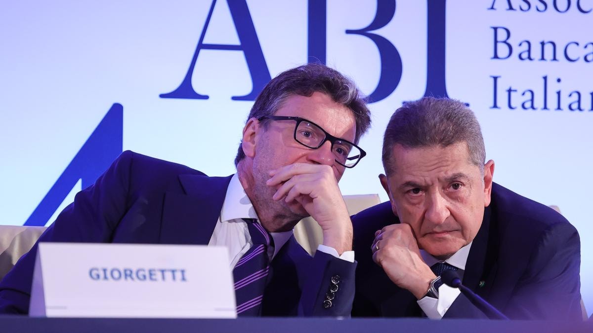 Giancarlo Giorgetti e Fabio Panetta