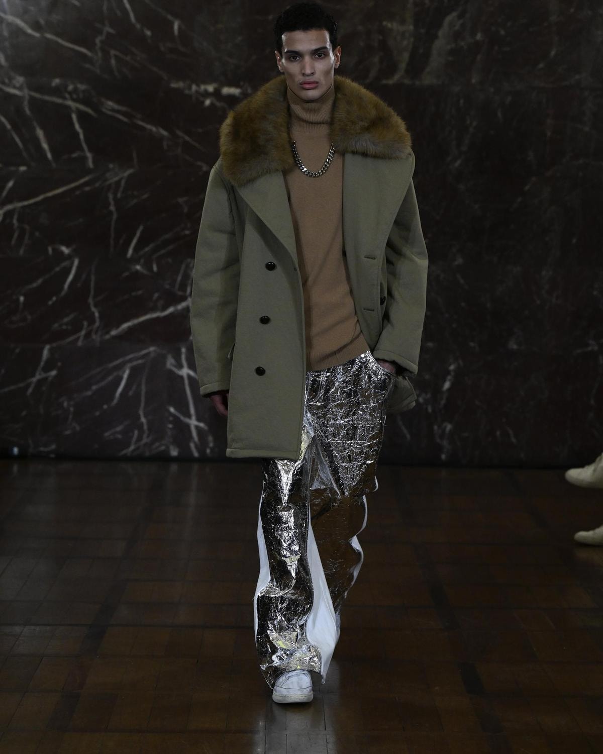 Un look Hed Mayner fall-winter 2026 (courtesy Hed Mayner)