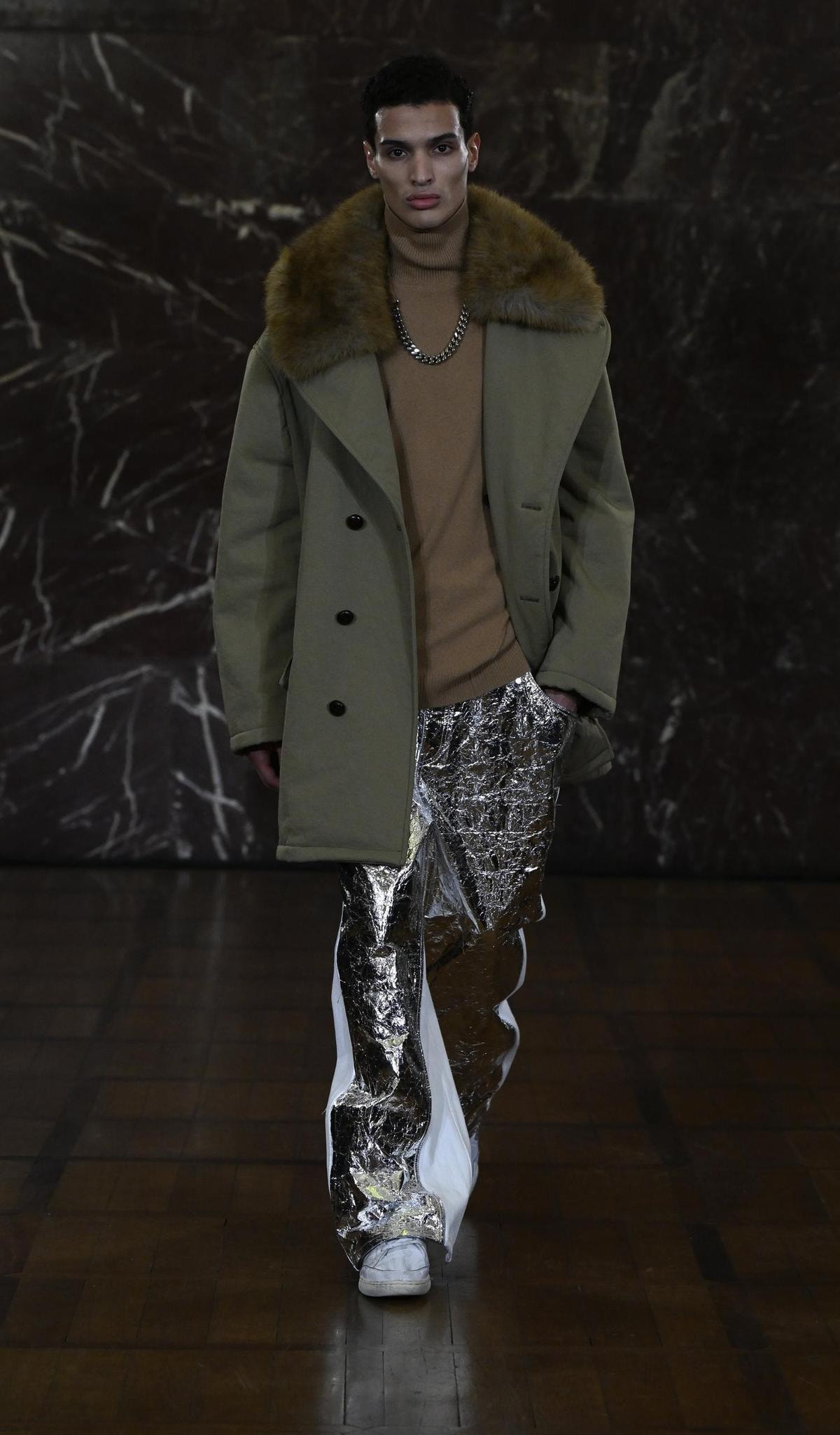 Un look Hed Mayner fall-winter 2026 (courtesy Hed Mayner)