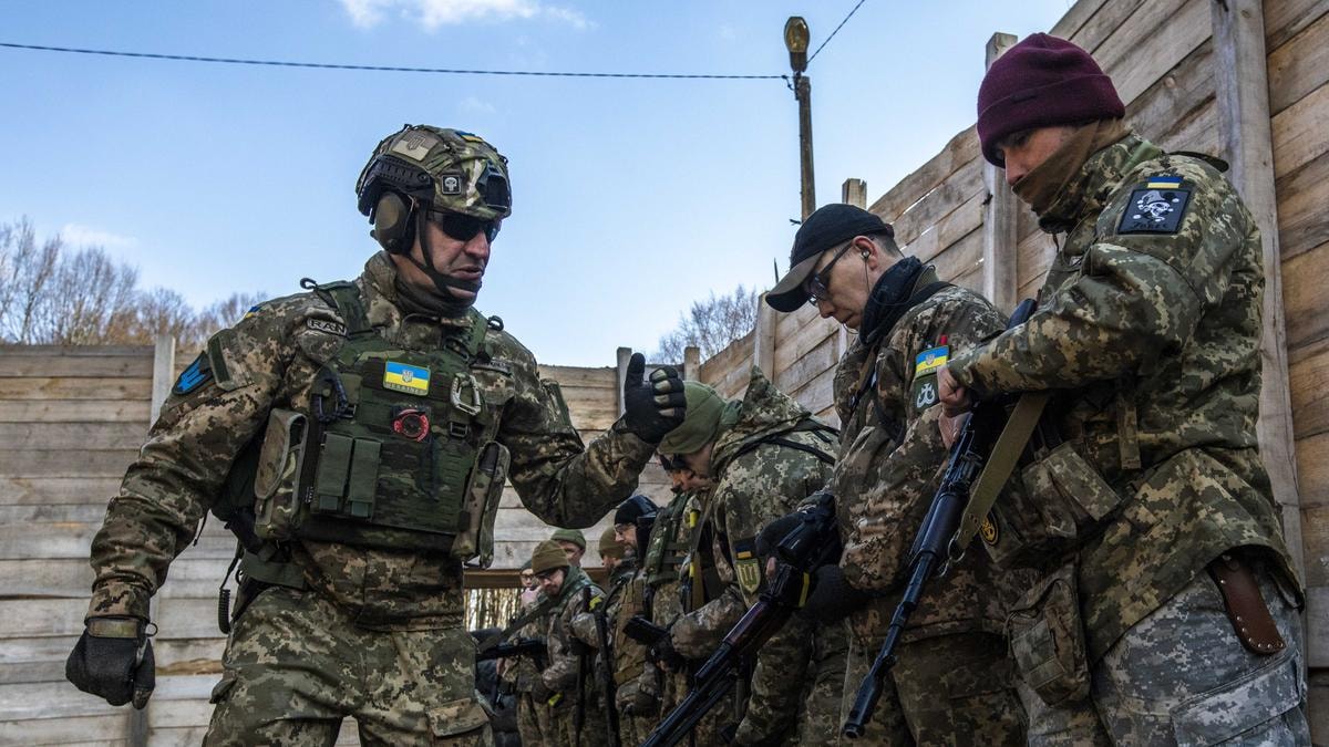 Soldati ucraini al fronte