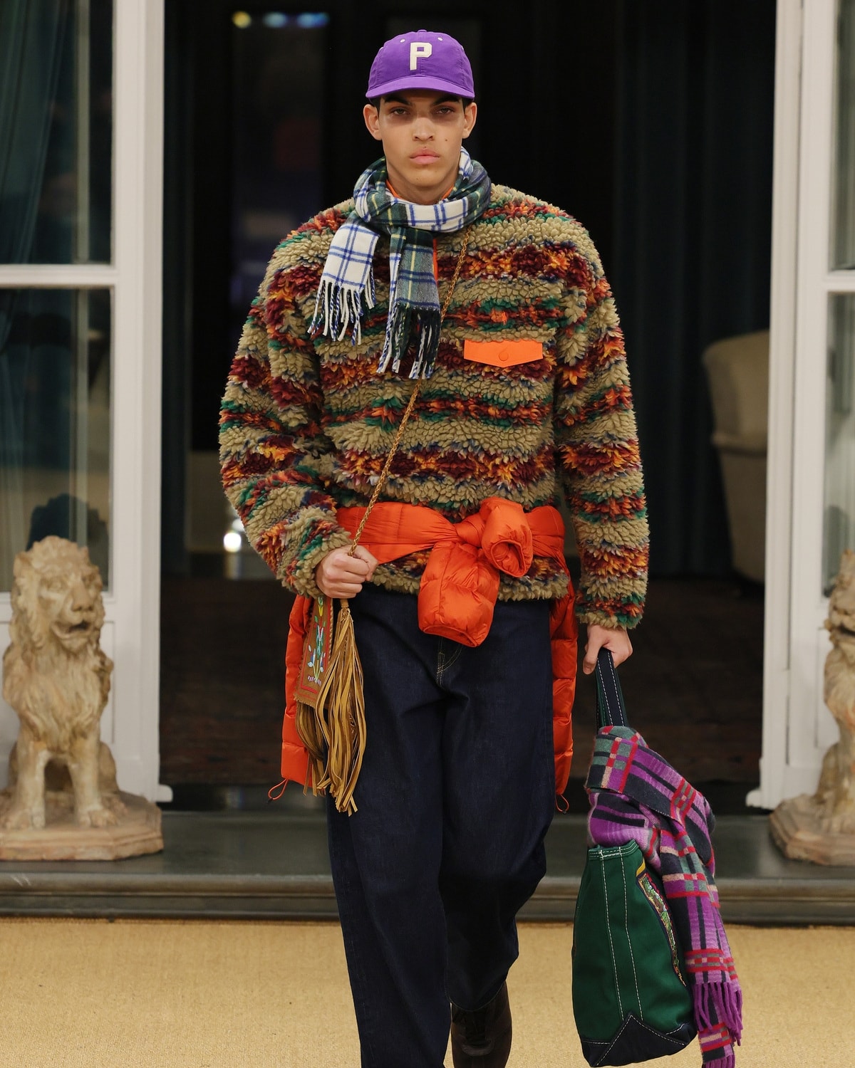 Un look Ralph Lauren fall-winter 2026/27 (ph Vittorio Zunino Celotto/Getty images, courtesy Ralph Lauren)