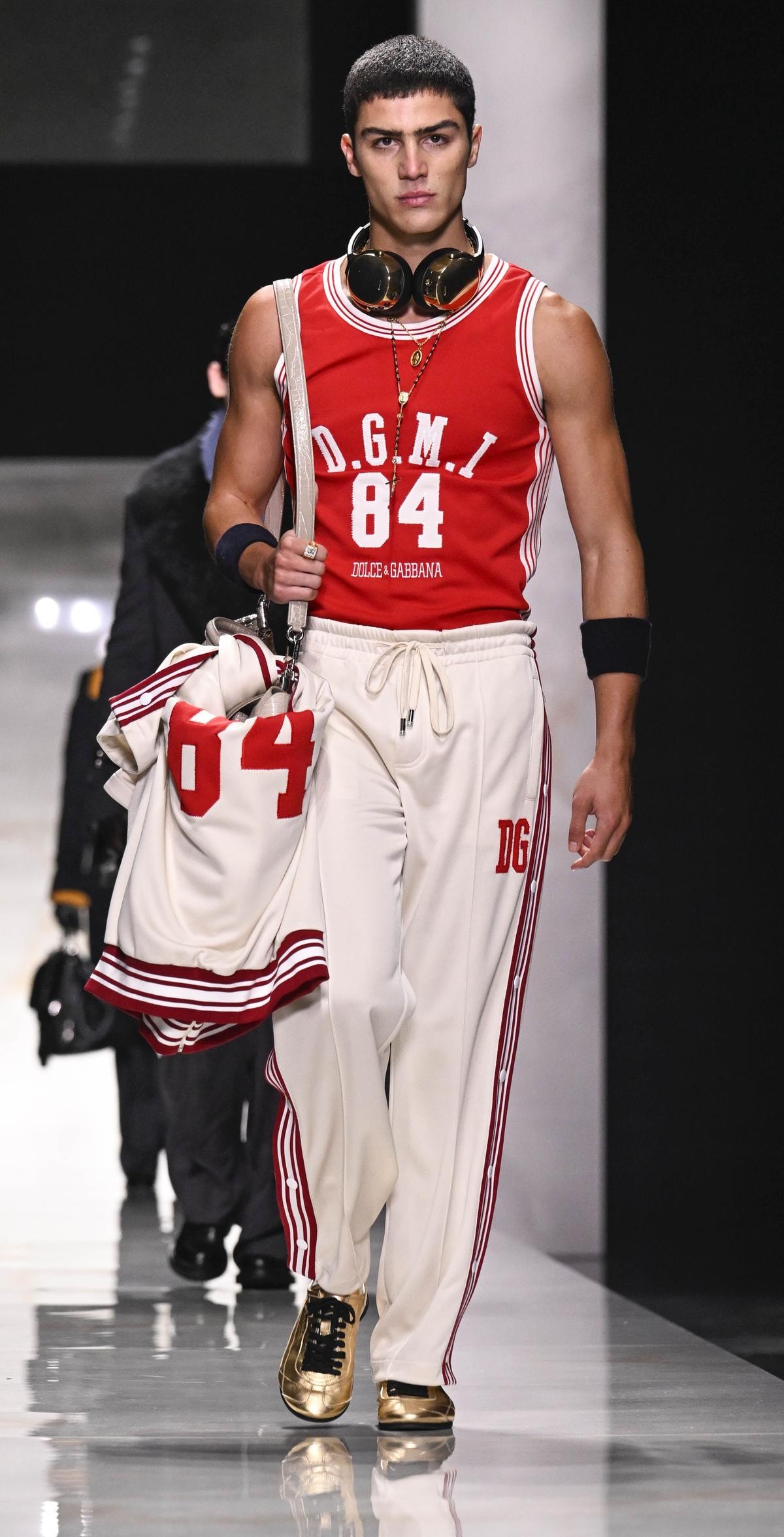 Un look Dolce&Gabbana fall-winter 2026/27 (ph Francesc Ten/MFF)