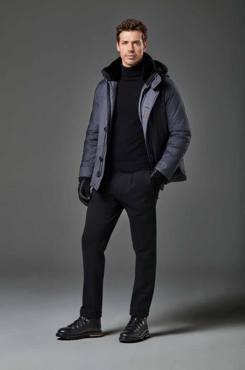 Un look Moorer fall-winter 2026/27 (courtesy Moorer)