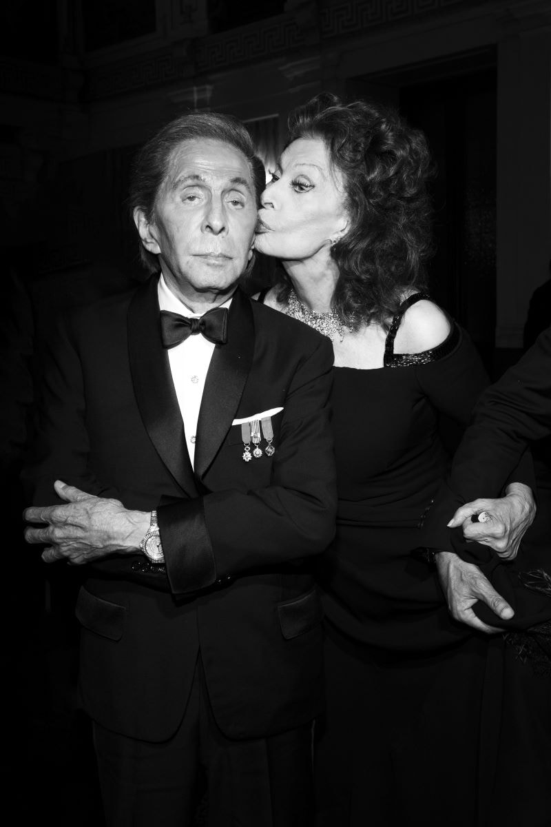Valentino Garavani con Sophia Loren (ph Stefano Guindani/SGP)