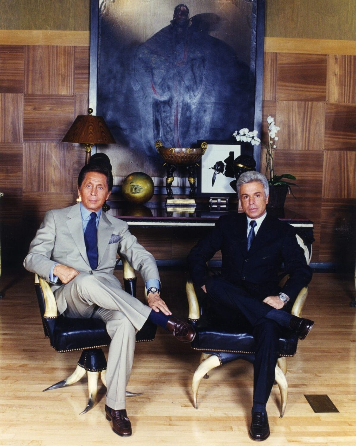 Valentino Garavani e Giancarlo Giammetti (courtesy Fvg)