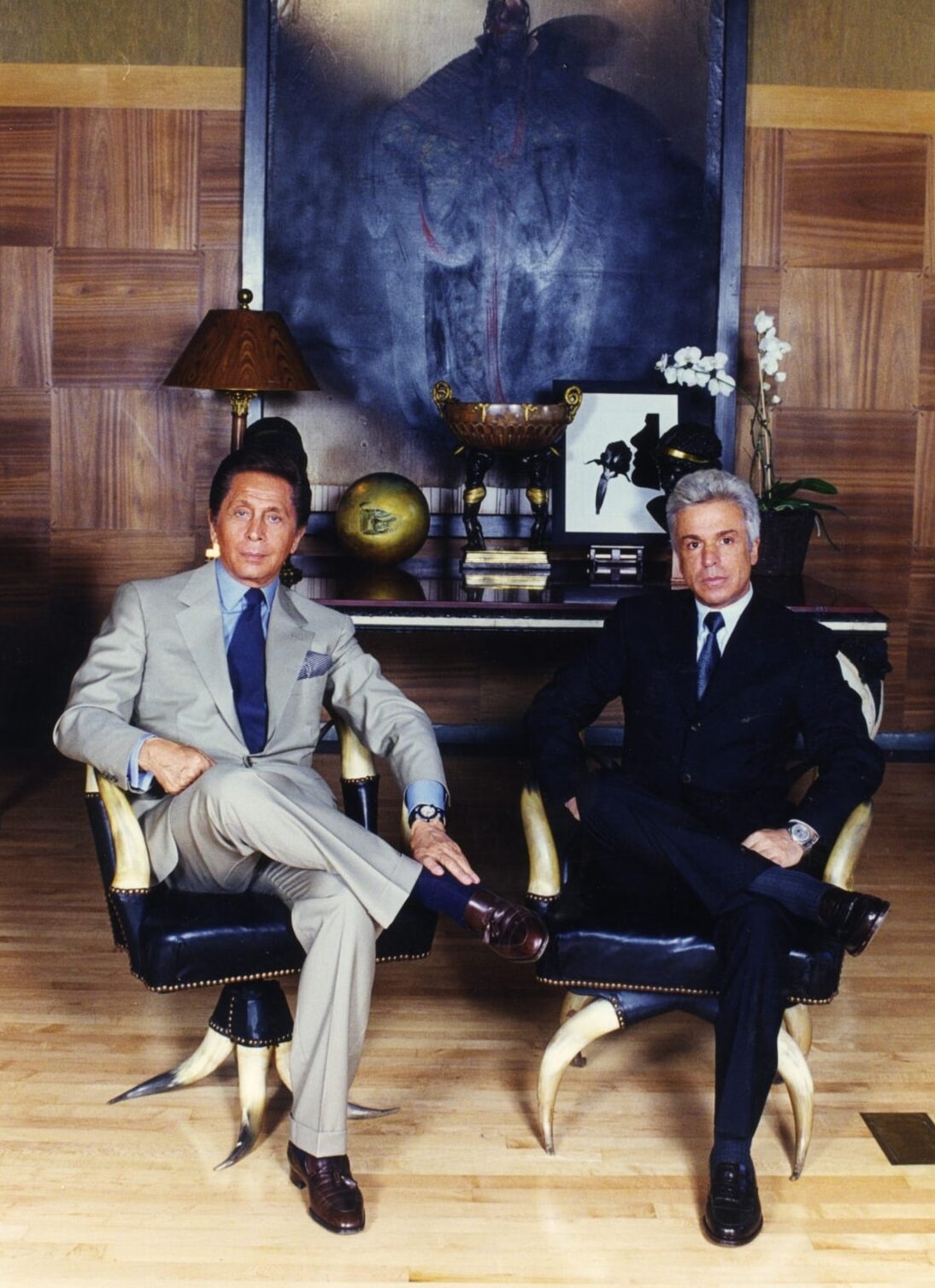 Valentino Garavani e Giancarlo Giammetti (courtesy Fvg)