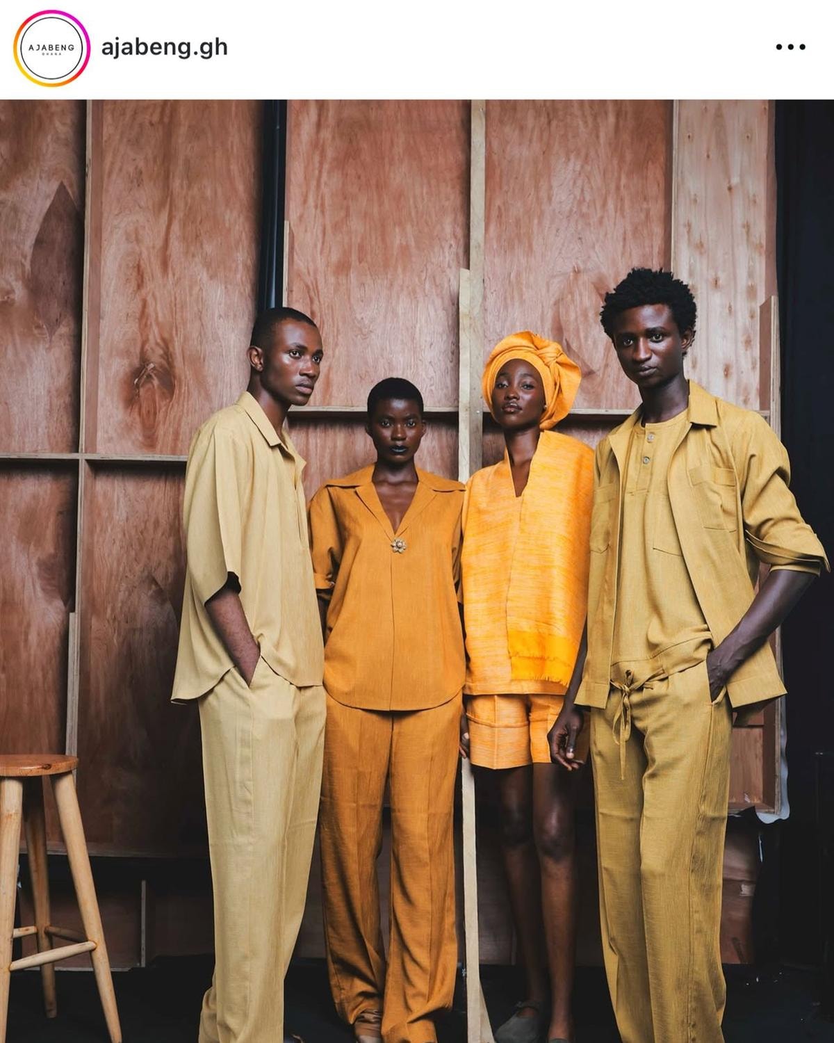 Alcuni look Abajeng fall-winter 2026 (ph Instagram @abajeng.gh)