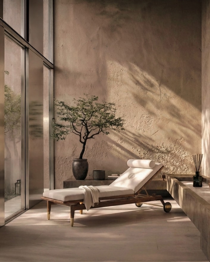 Un interno firmato Visionnaire x The longevity suite (courtesy Visionnaire)