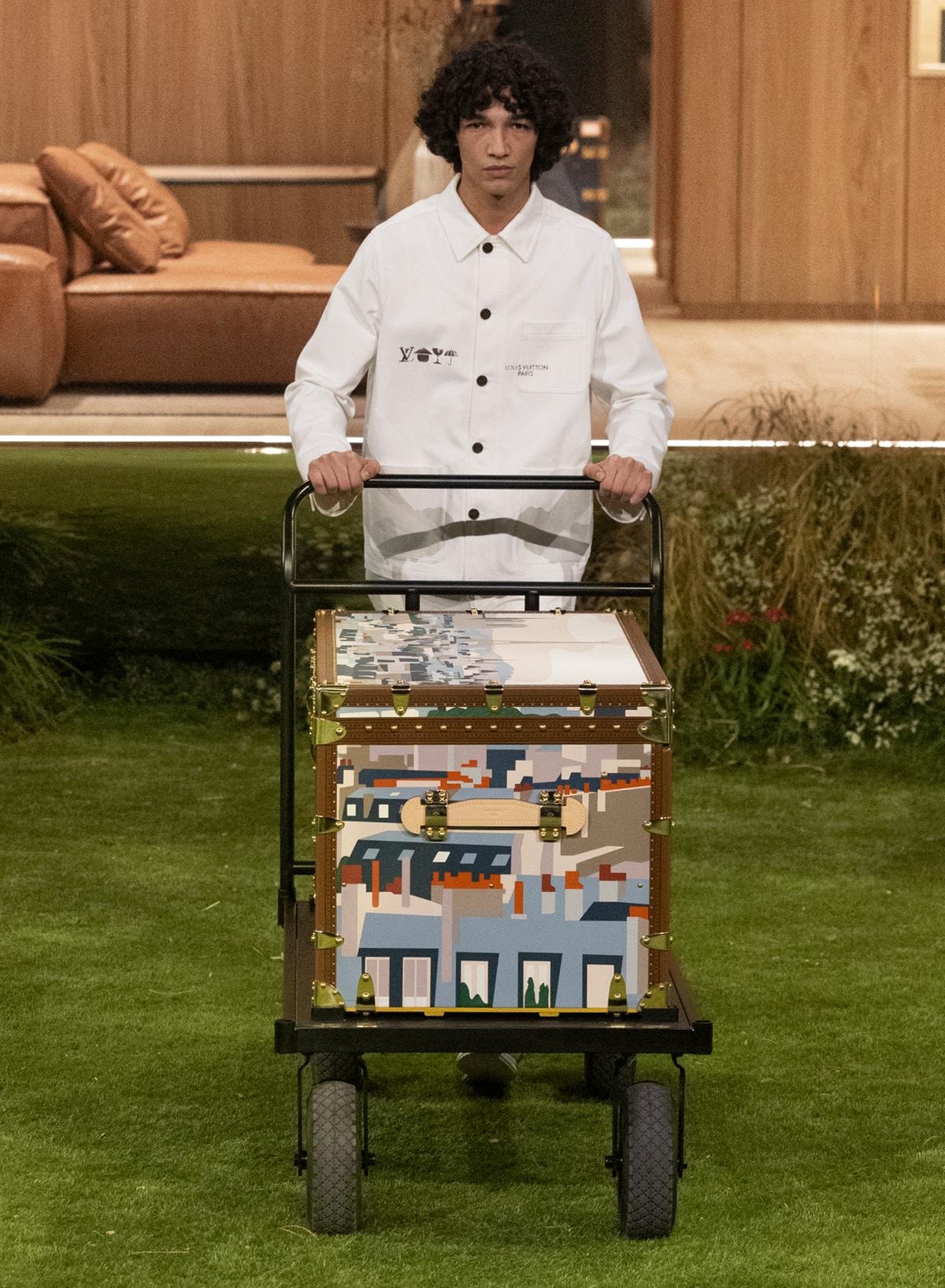 Un look Louis Vuitton fall-winter 2026/27 (courtesy Louis Vuitton)