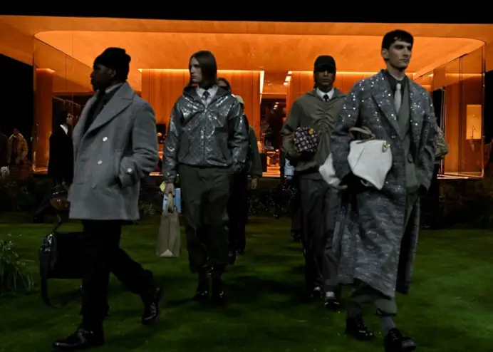 Il finale dello show Louis Vuitton (ph Francesc Ten/MFF)