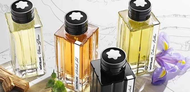 Alcune fragranze Montblanc (courtesy Interparfums)