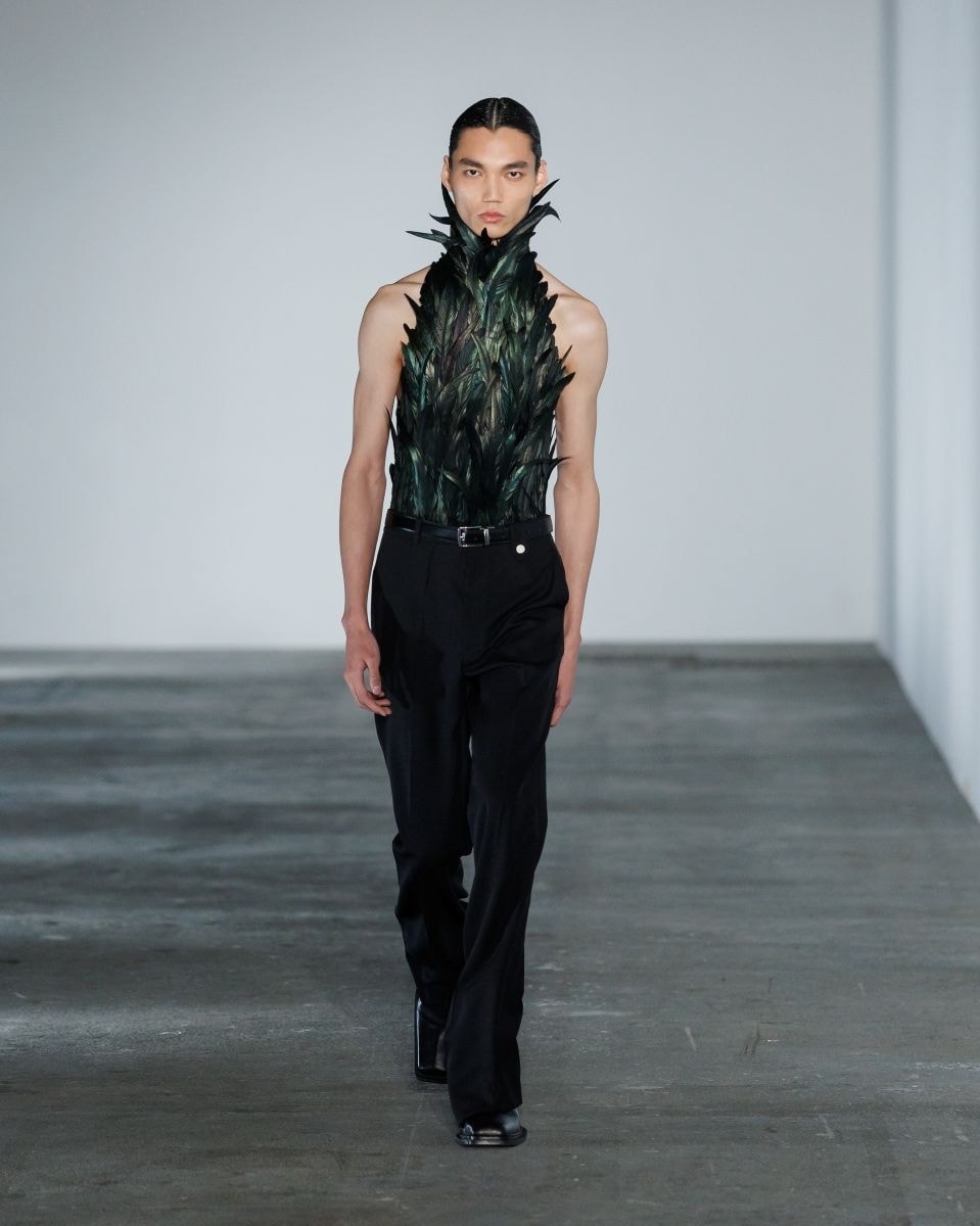Un look Egonlab fall-winter 2026/27 (courtesy Egonlab)