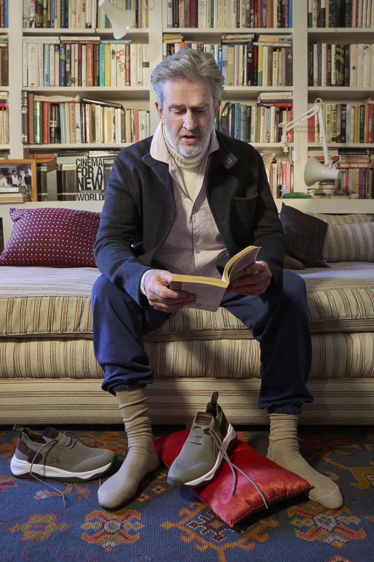 Rupert Everett nella campagna di Berluti (courtesy Berluti)