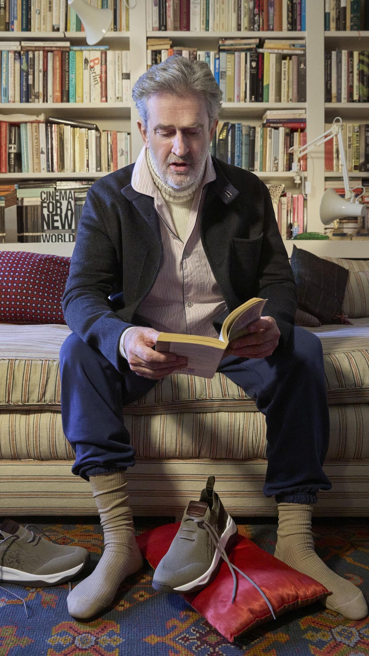 Rupert Everett nella campagna di Berluti (courtesy Berluti)