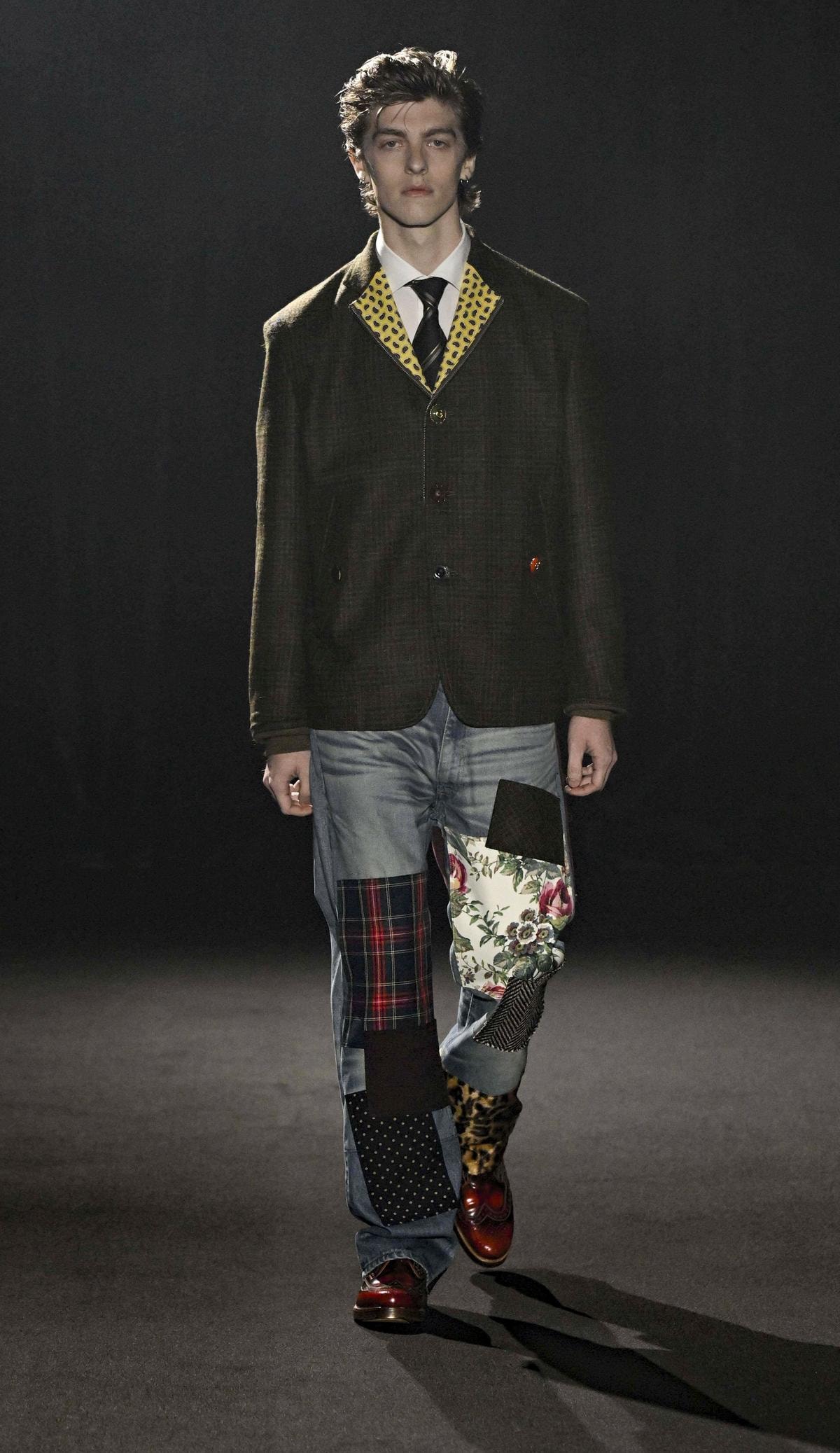 Un look Junya Watanabe fall-winter 2026/27 (ph Francesc Ten/MFF)