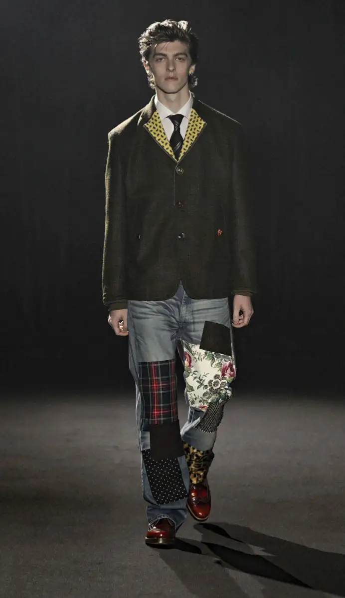 Un look Junya Watanabe fall-winter 2026/27 (ph Francesc Ten/MFF)