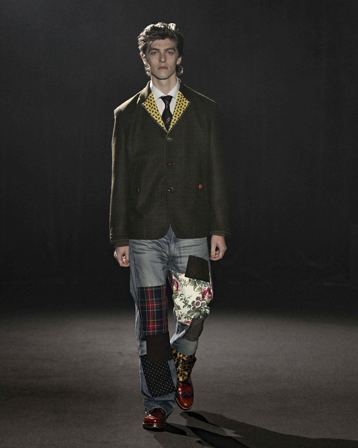 Un look Junya Watanabe fall-winter 2026/27 (ph Francesc Ten/MFF)