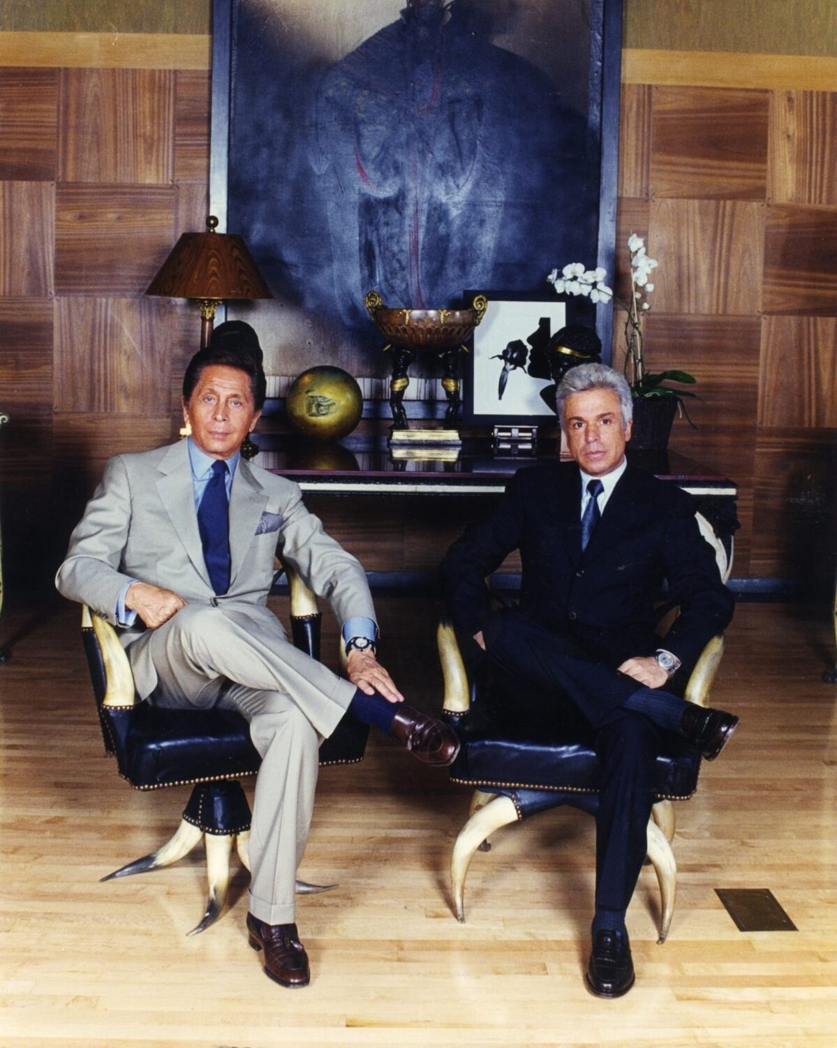 Valentino Garavani e Giancarlo Giammetti (courtesy FVG Services)