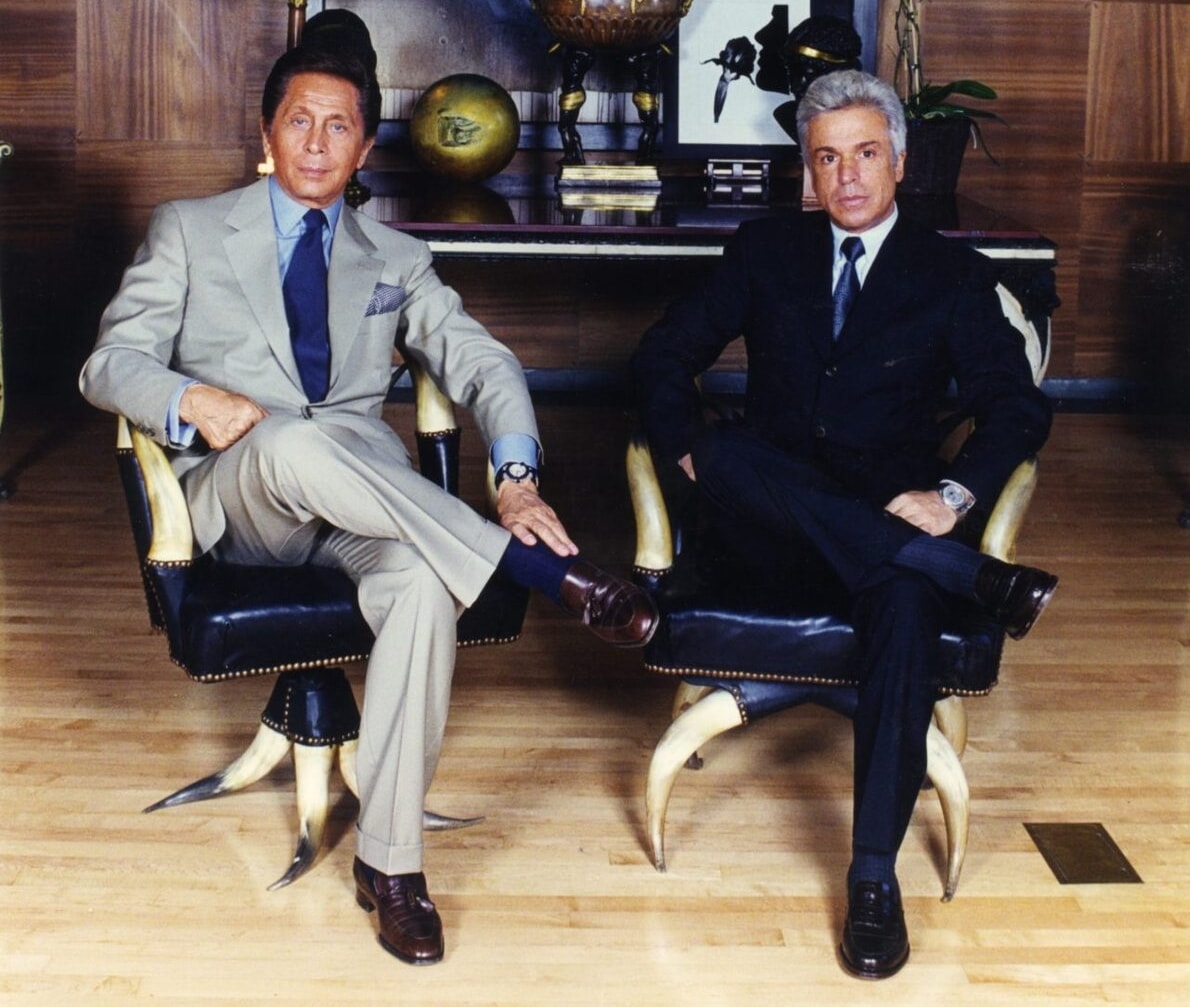 Valentino Garavani e Giancarlo Giammetti (courtesy FVG Services)