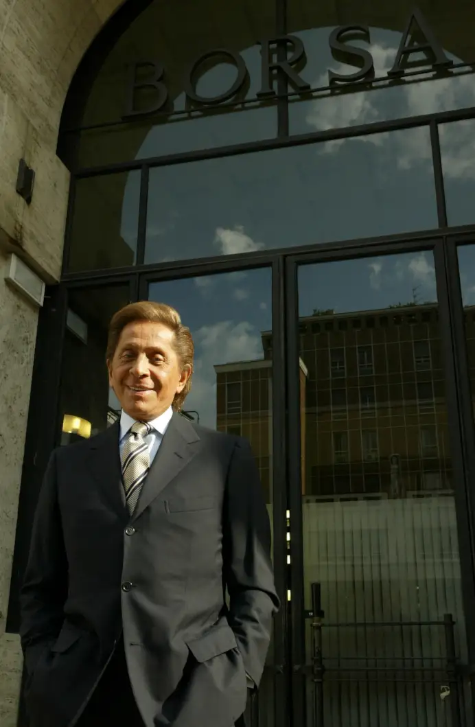 Valentino debutta in borsa nel 2005 (courtesy Valentino)
