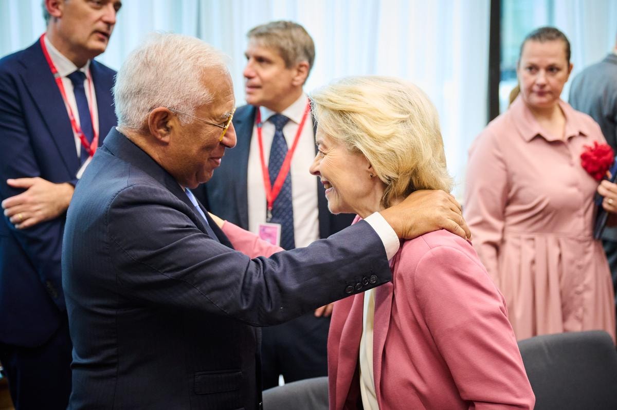 Antonio Costa e Ursula von der Leyen