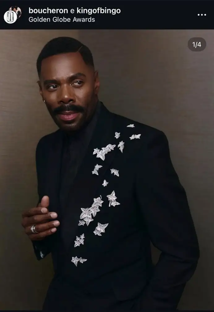 Colman Domingo (ph Instagram @boucheron @kingofbingo)