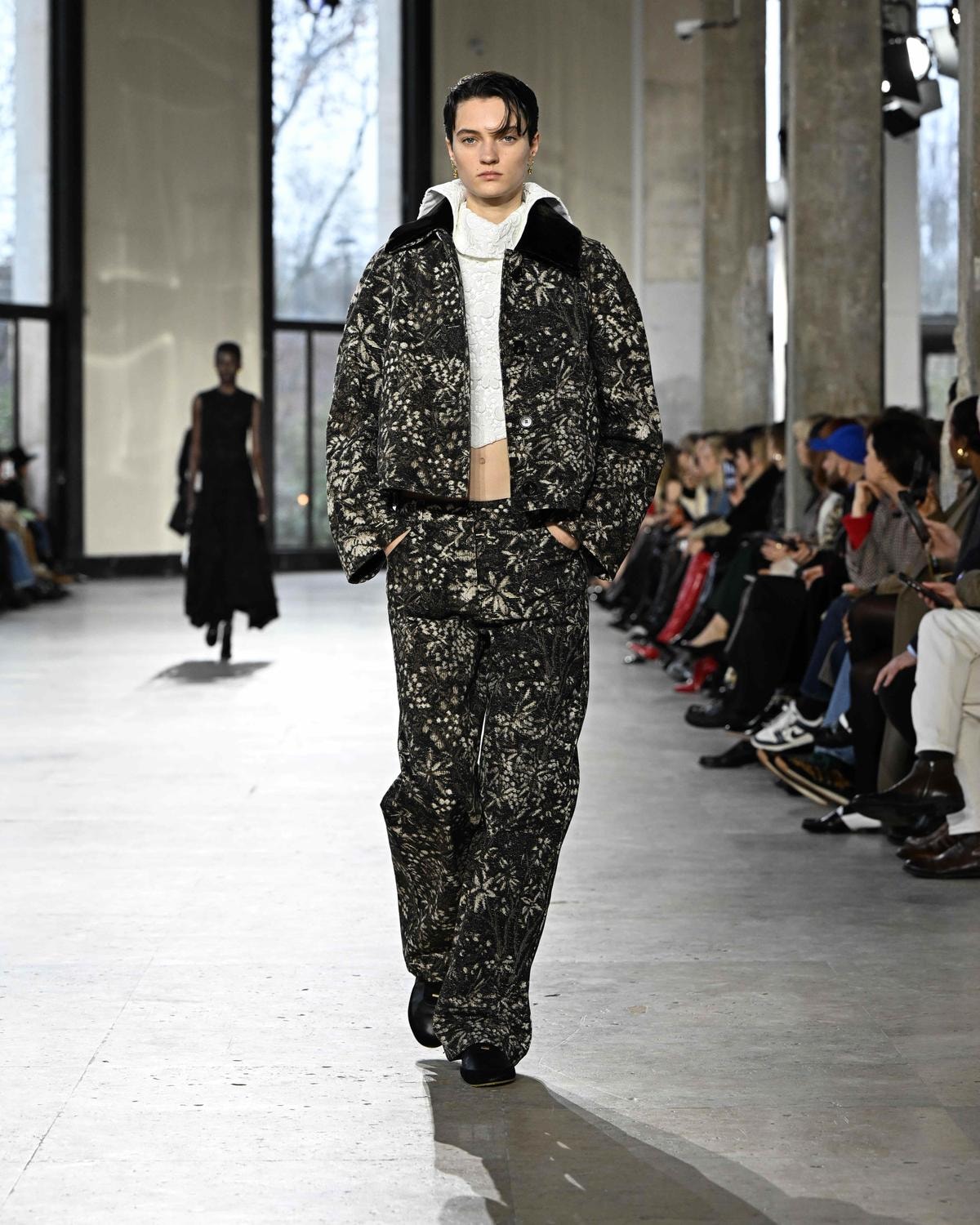 Un look Patou fall-winter 2026 (ph Francesc Ten/MFF)