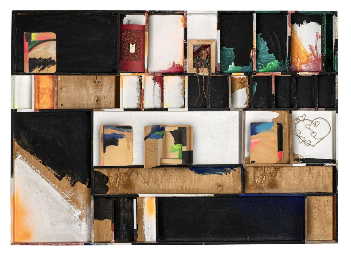 Maria Lai, Teca dell'arcobaleno, 1987.