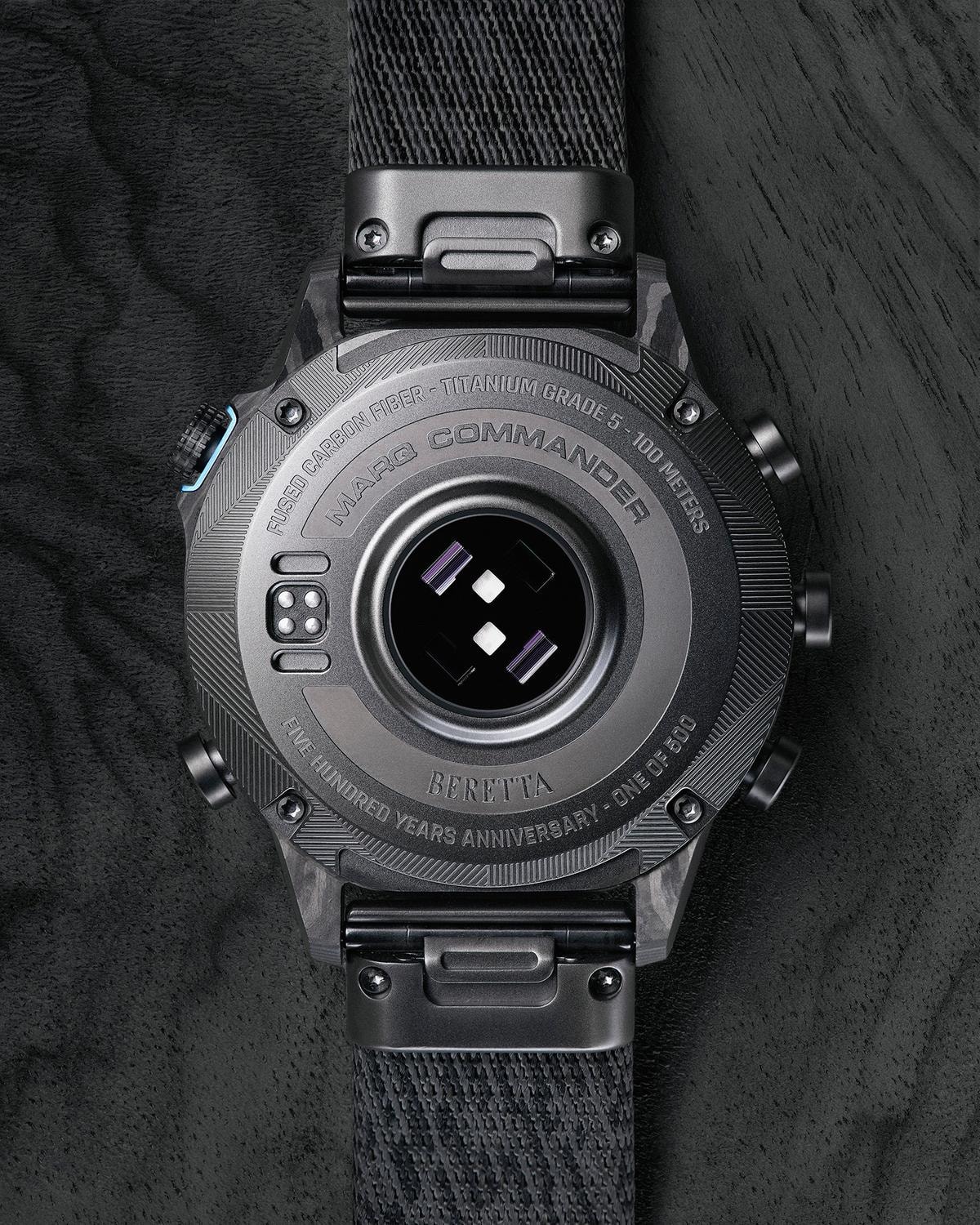 Smartwatch di lusso: Garmin lancia Marq Commander con Beretta per i 500 anni