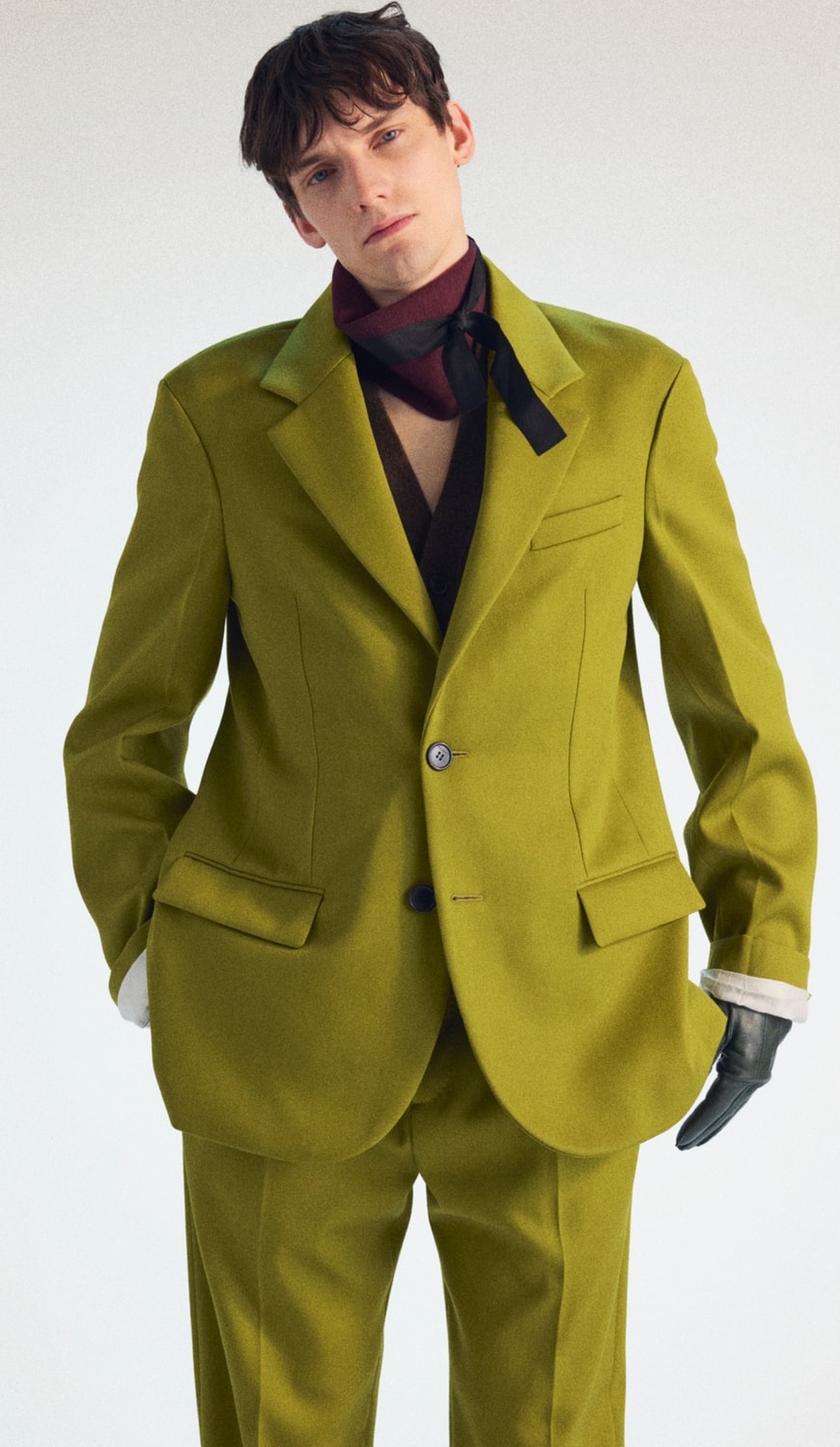 Un look Lanvin autunno-inverno 2026/27 (courtesy Lanvin)