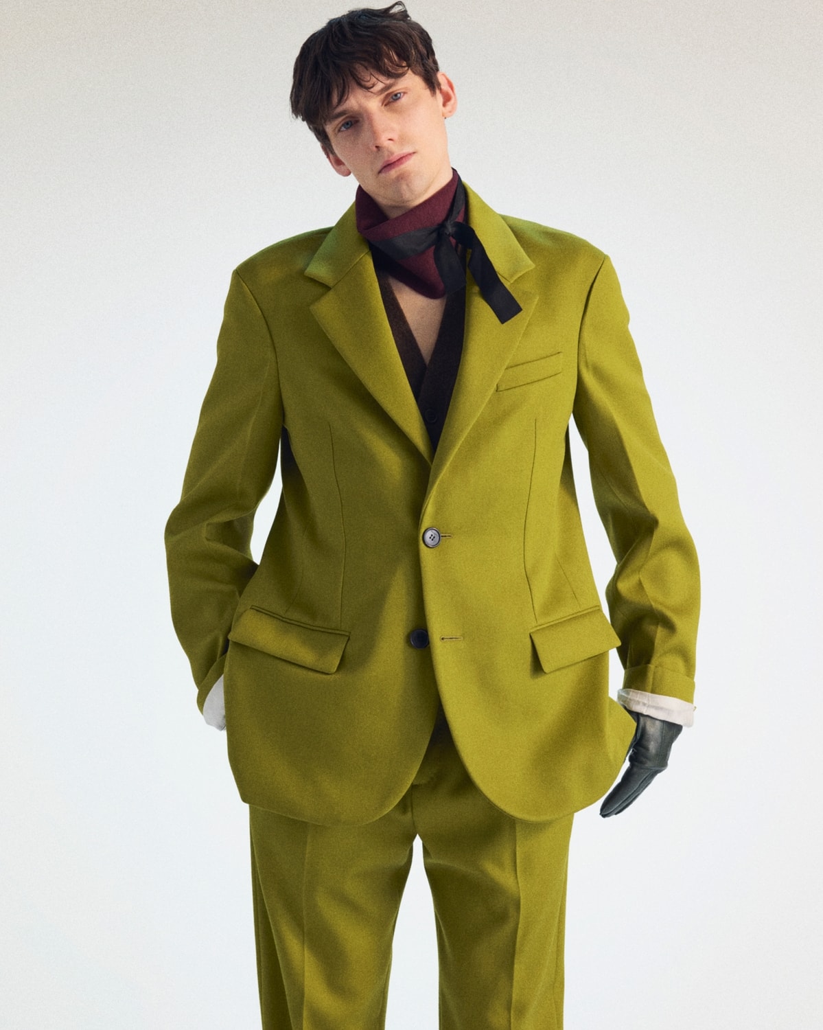 Un look Lanvin autunno-inverno 2026/27 (courtesy Lanvin)