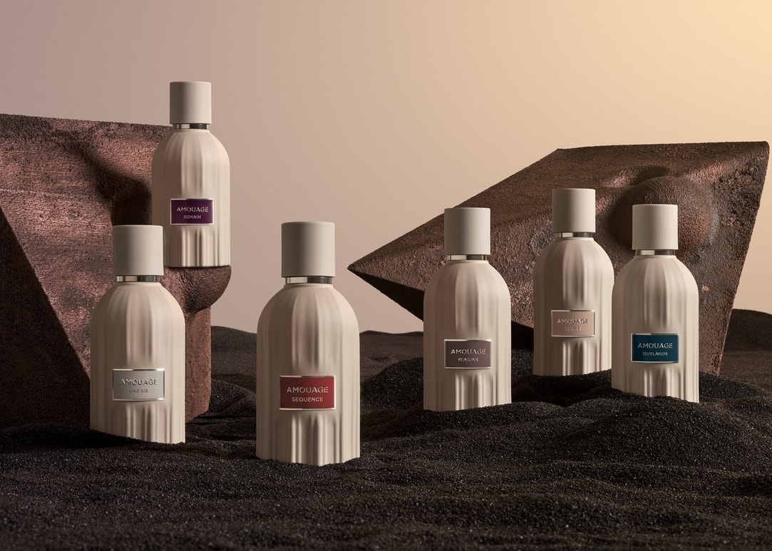 La collezione Essences di Amouage (courtesy Amouage)